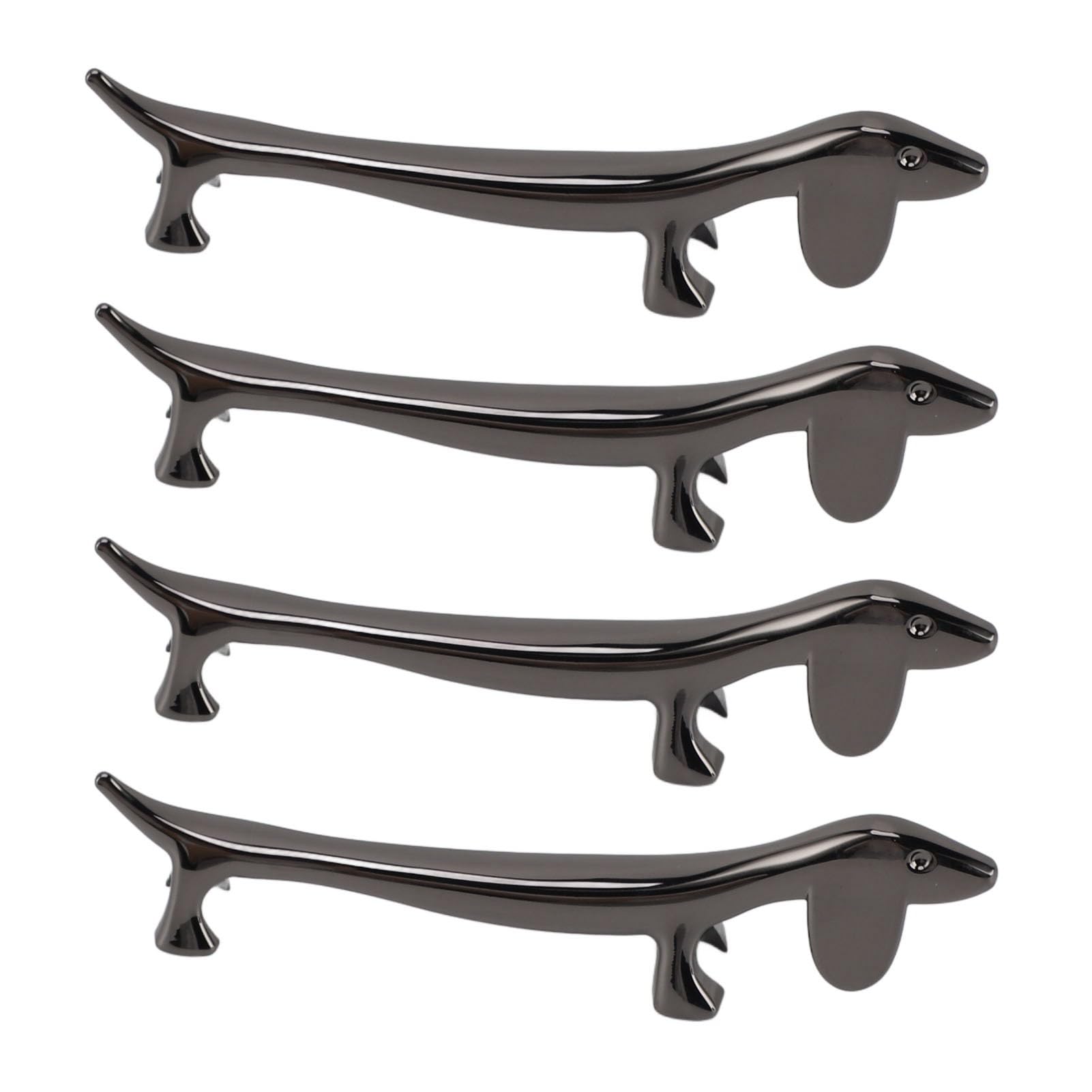 Soporte para Palillos para Cachorros, Resistente, Fácil de Limpiar, para Restaurante (Perro Salchicha Negra)