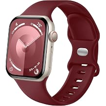 Lenrao Sport Band Compatible with Apple Watch Band for Men Women | Soft Silicone Waterproof Strap for iWatch 44mm 45mm 46mm 49mm 38mm 40mm 41mm 42mm Series 11 10 9 8 7 6 5 4 3 2 1 SE Ultra