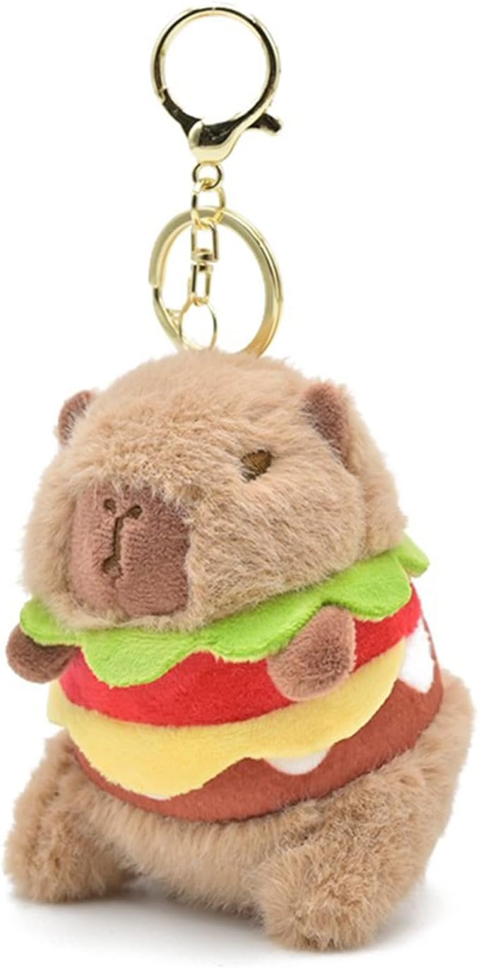Cosplay Plush Key Chain Pendant Cartoon CarKey Hangings Handbag Decors Women Bag Ornaments Birthday Gift