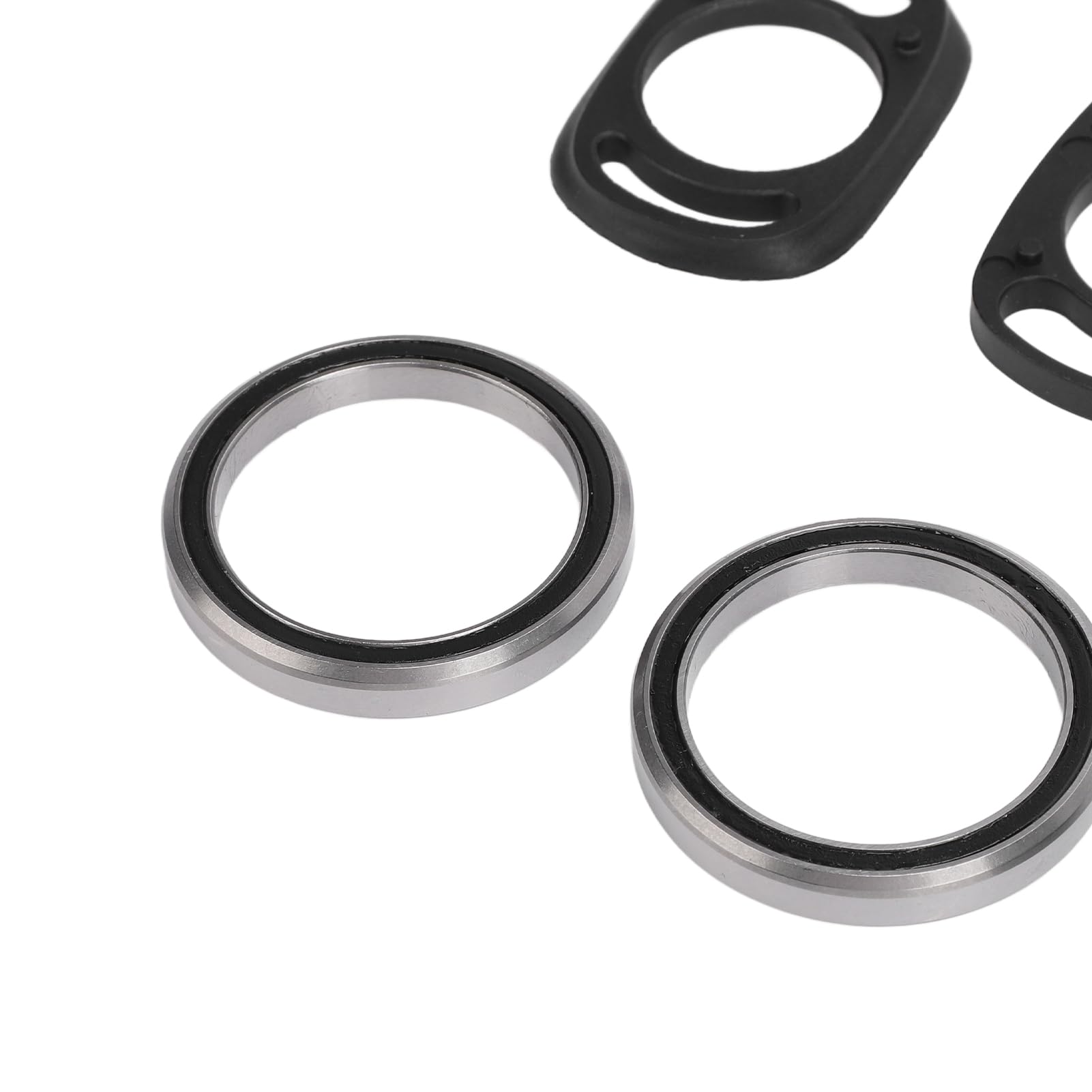 Juego de dirección para bicicleta con soporte de procesamiento CNC, espaciador de enrutamiento interno, tapa superior inferior y juego de cojinetes para bicicletas de montaña.