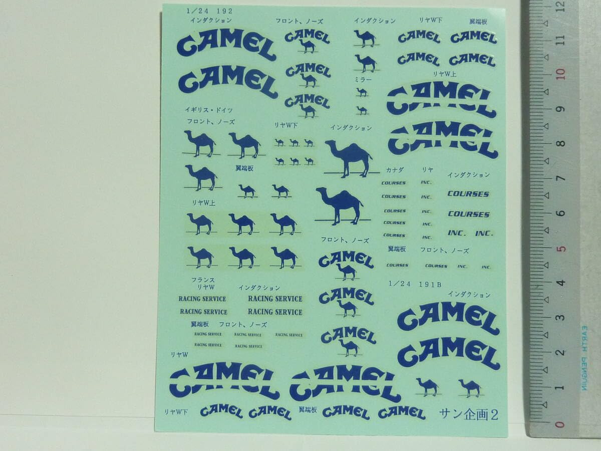 Amazon.co.jp: CAMELデカール キャメル 1/24ベネトンB192 用B191B用 1