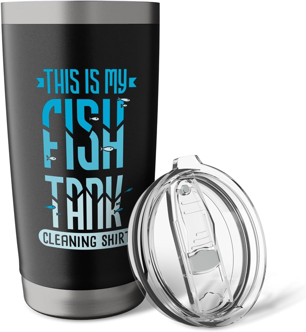 This Is My Fish Tank Cleaning Shirt I Fish Tank Filter Stainless Steel Insulated Tumbler image 5