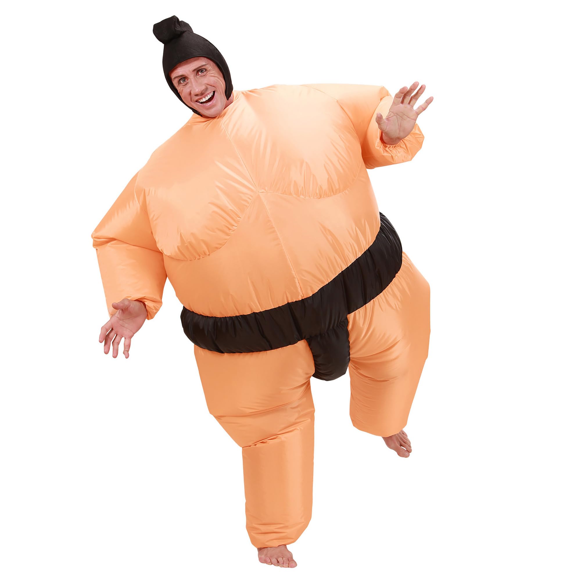 Mens Inflatable Sumo Costume for Chinese Oriental Fancy Dress