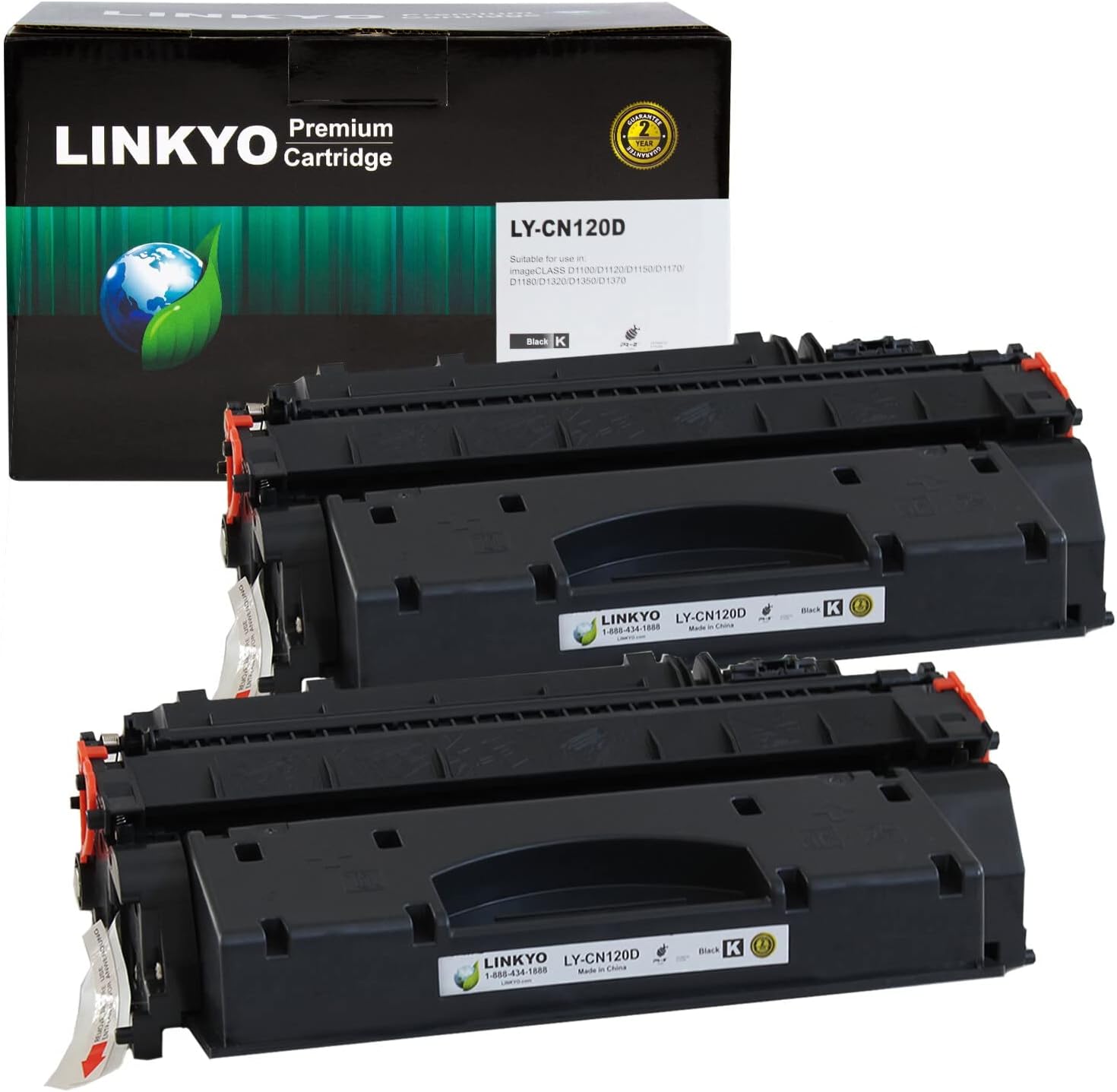 Compatible Toner Cartridge Replacement for Canon 120 (Black, High Yield, 2-Pack)
