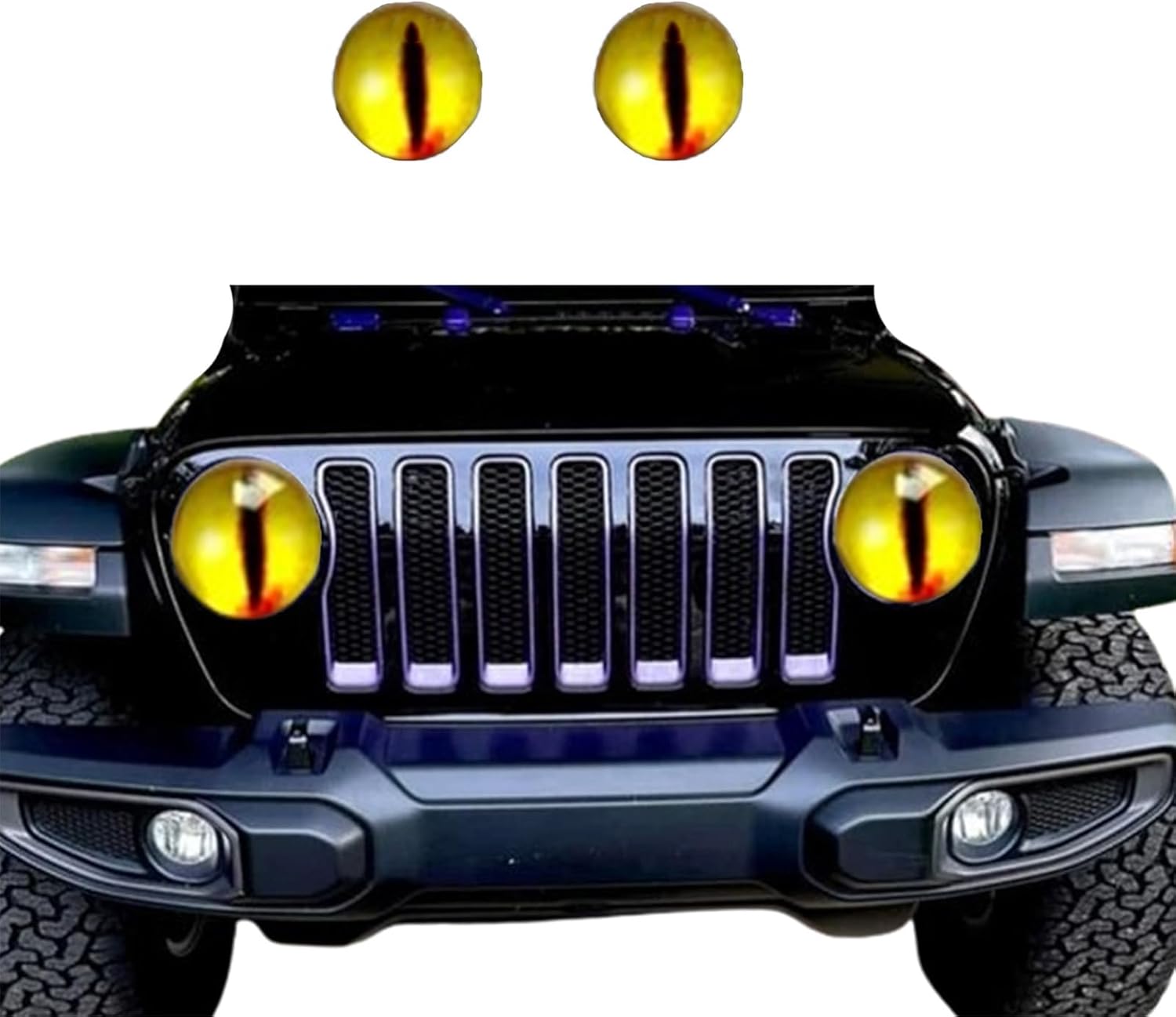 Beast Eyes Headlight Decals, 2024 New Eye Decals for Jeep