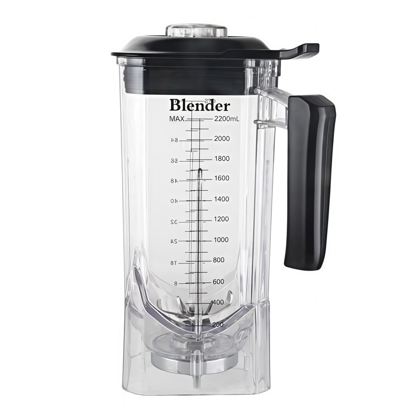 Kubek blendera Kubek do mieszania z pokrywką i ostrzami Pojemnik blendera 2200 ml blenderem kompatybilny z DEMASHI DMS-K95/K31 Wymiana urządzenia blendera Akcesoria do blendera