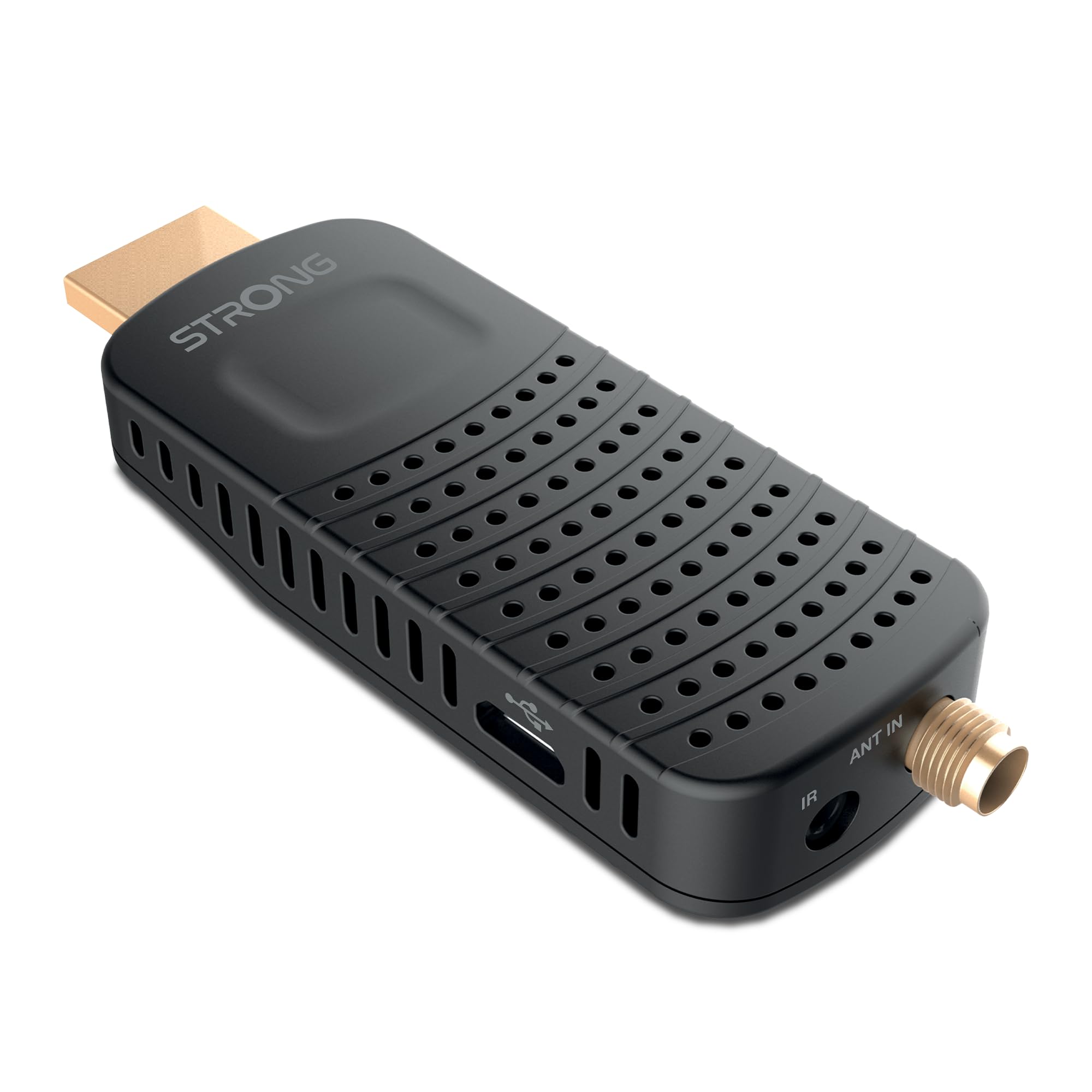 STRONG - Receptor HDMI/Decodificador DVB-T2 - SRT84 - Función Grabadora - Compatible con los Estándares HEVC265 & Dolby Audio - Guía Electrónica de los Programas - Mando a Distancia 2 en 1 - Negro