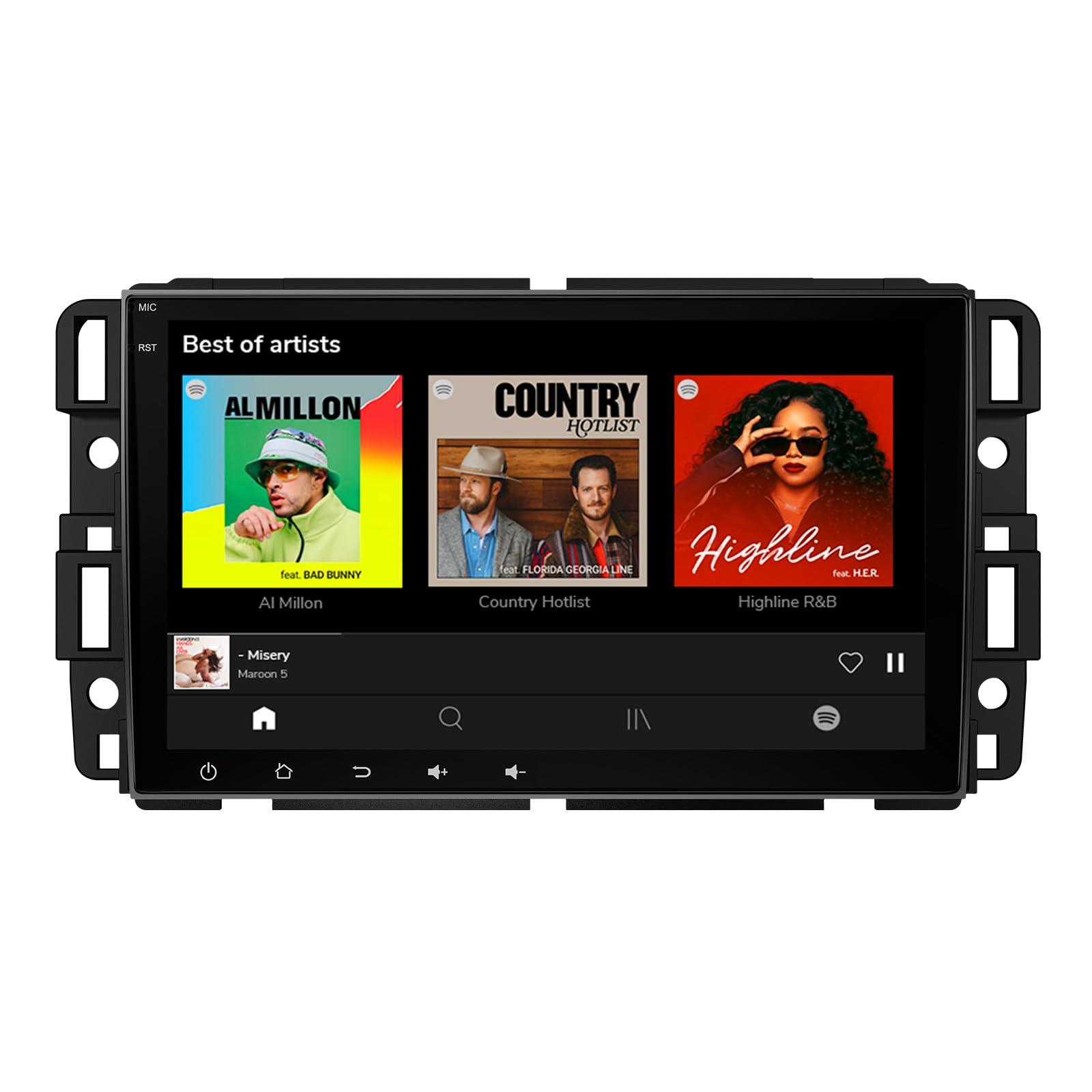 EONONGMX6S 8" QLED Car Stereo for Chevy/GMC/Buick, 6+64GB, Wireless CarPlay & Android Auto, 4G LTE, WiFi 6, DSP Audio, 1080P Backup Camera, Bluetooth,Steering Control(GMA12S Upgrade)