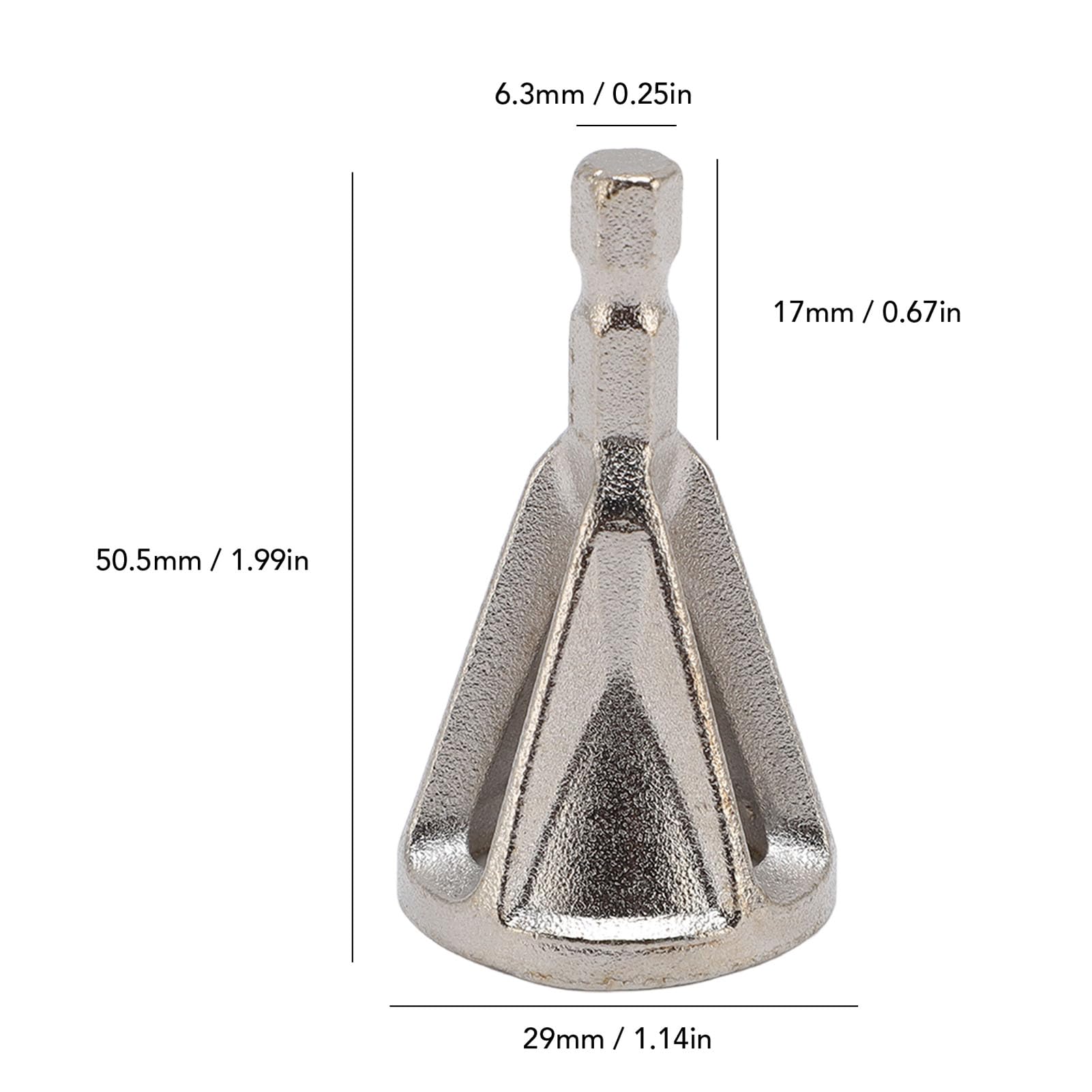 4PCS Deburring Drill Bit, High Speed Steel Chamfer Tool External Burr Removal Tool, Suitable for Various Projects