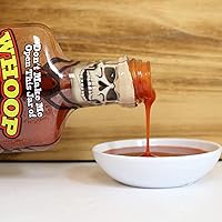 Vista 3 de Juego de regalo de salsa picante de pimienta fantasma y salsa picante Carolina Reaper de primera calidad, empaquetado en botellas coleccionables