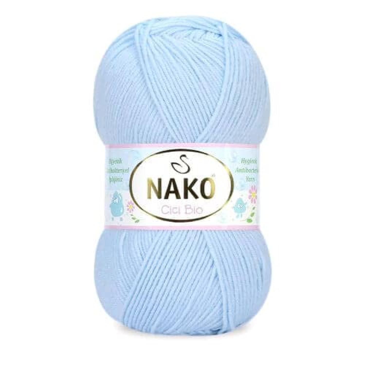 Nako Cici Bio Antibacterial Hand Knitting Yarn 1PC (Color No. 1900)