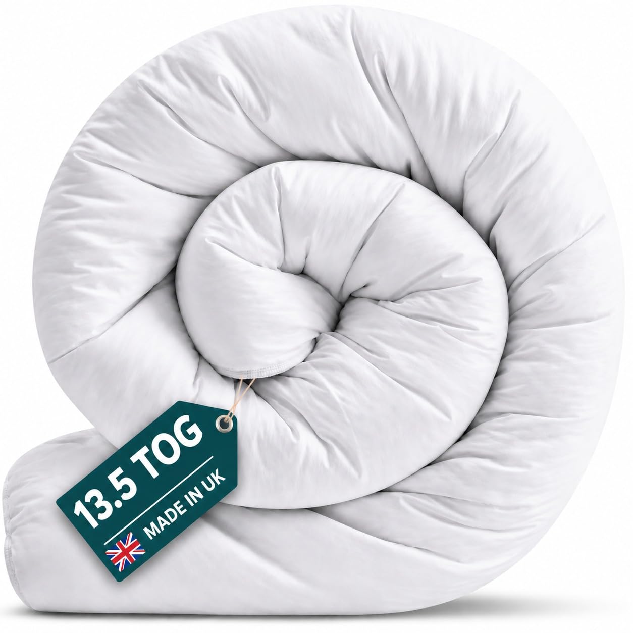 LS 13.5 Tog Warm & Cosy Duvet Extra Warm Heavyweight Winter Quilt Hypoallergenic & Machine Washable for Cold Nights (13.5 TOG, SINGLE (200 cm x 135 cm)