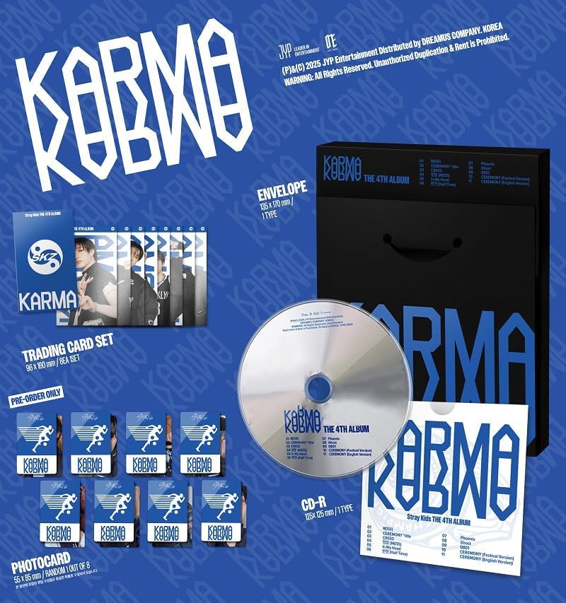 新品未開封　Stray Kids 『KARMA』 COMPACT VER. Stray Kids KARMA 4th Full Album (COMPACT Ver.) : Amazon.ca: Home