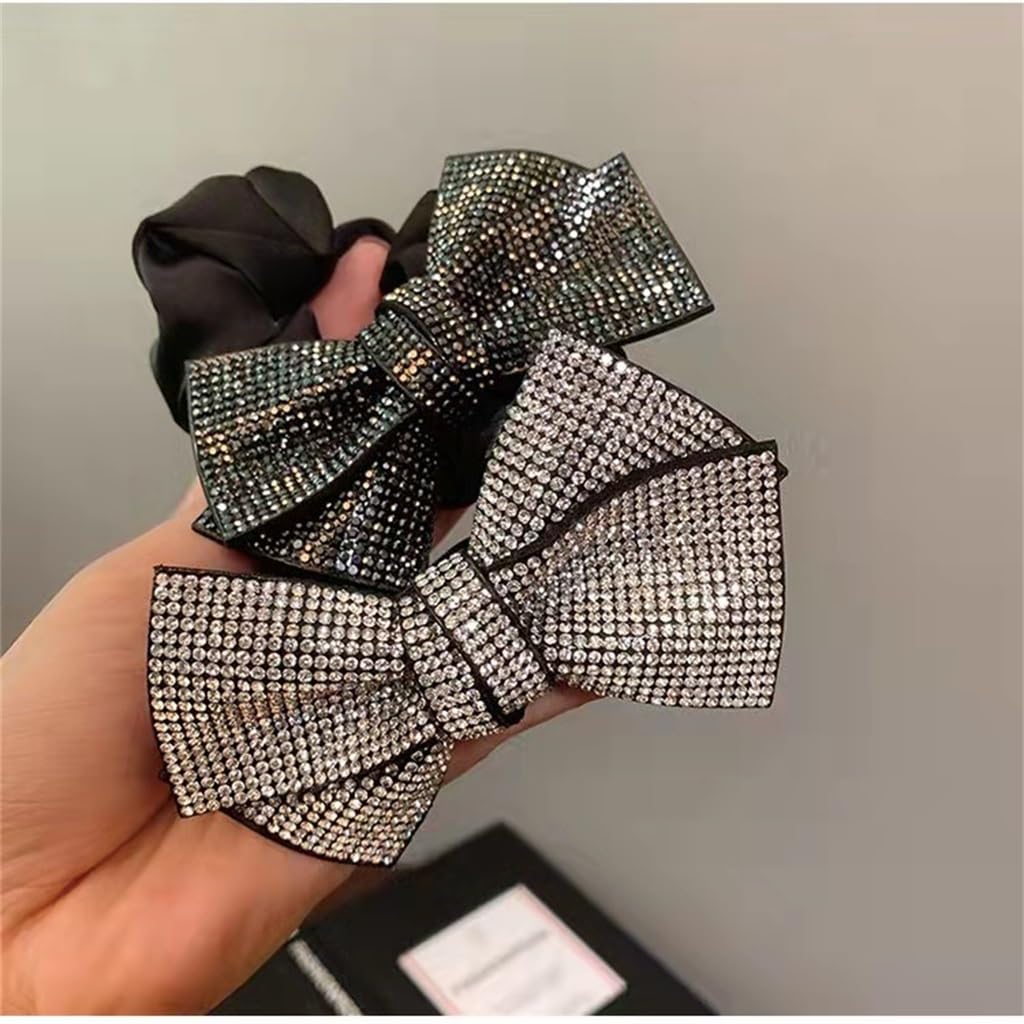 Fleur de tête brillante JFDBGU pour attacher les cheveux épais sans douleur ni casse