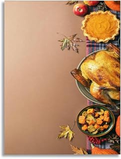 Bathroom Wall Art Thanksgiving charity dinner invitation template mock up copy space a Pictures Wall Decor Framed Canvas Wall Art for Bedroom Artwork Paintings Living Room Kitchen Farmhouse 16x20