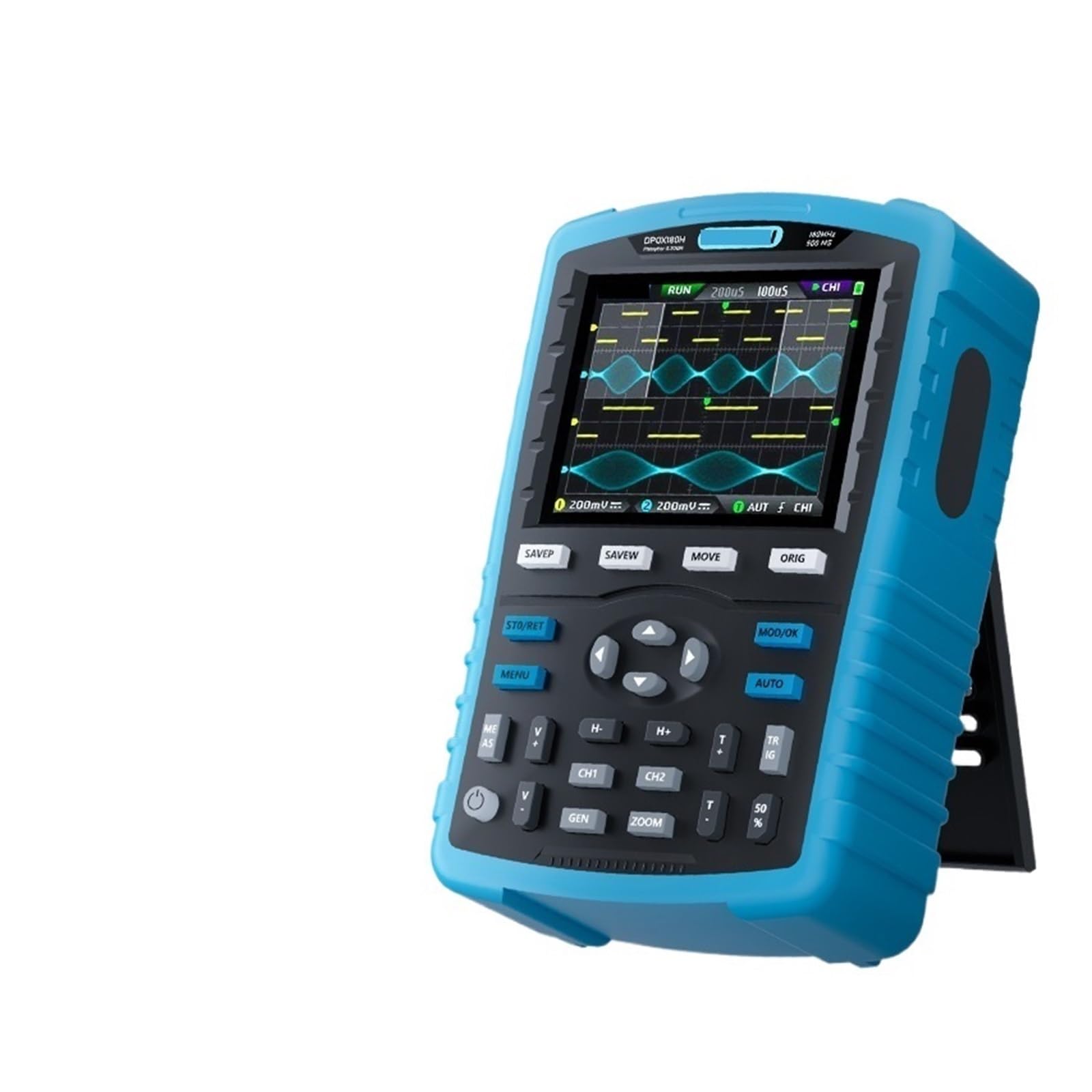 Osciloscopio portátil, Osciloscopio de fósforo DPOX180H 180 MHz, herramienta sensibilidad vertical 5 mV doble canal