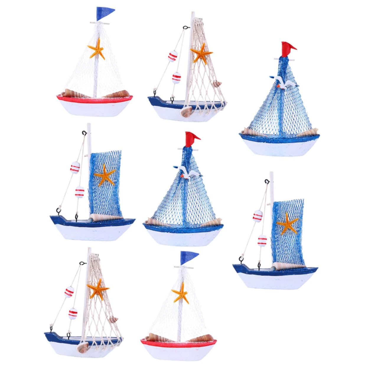 Sculptures modernes de bateau en bois Mipcase avec ornement LED chic