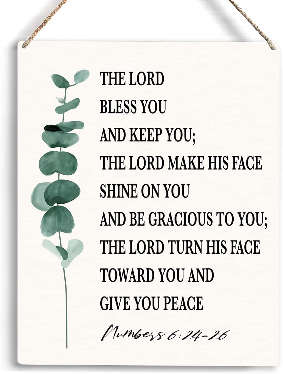 Christian Inspirational Wall Art The Lord Bless You And
