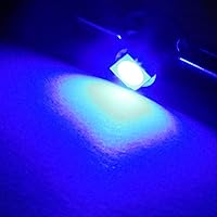 Vista 2 de cciyu T5 Neo Wedge Light 5050 SMD - Bombilla LED para panel de instrumentos, paquete de 20 unidades, súper azul