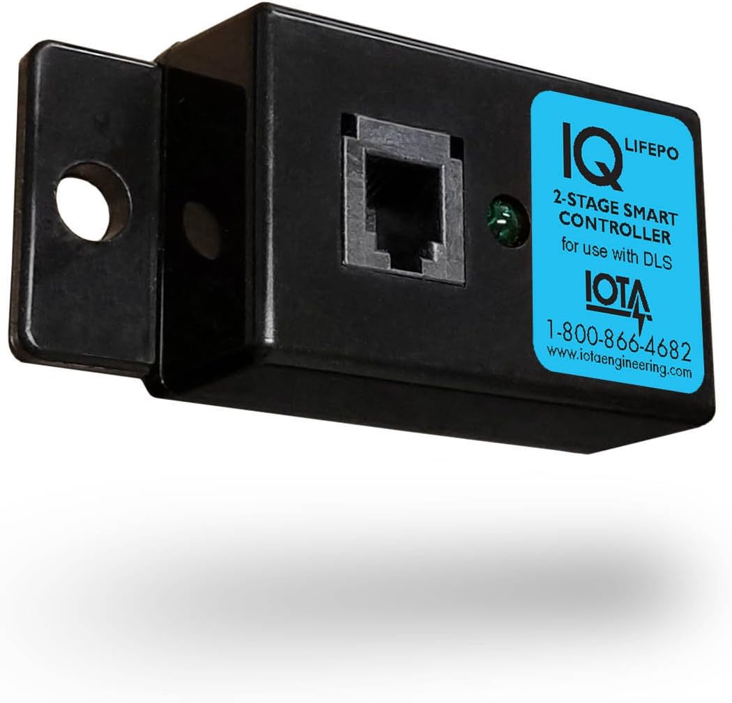 Iota IQ-LIFEPO Lithium-Iron Batteries Automatic Charge Controller for DLS Charger