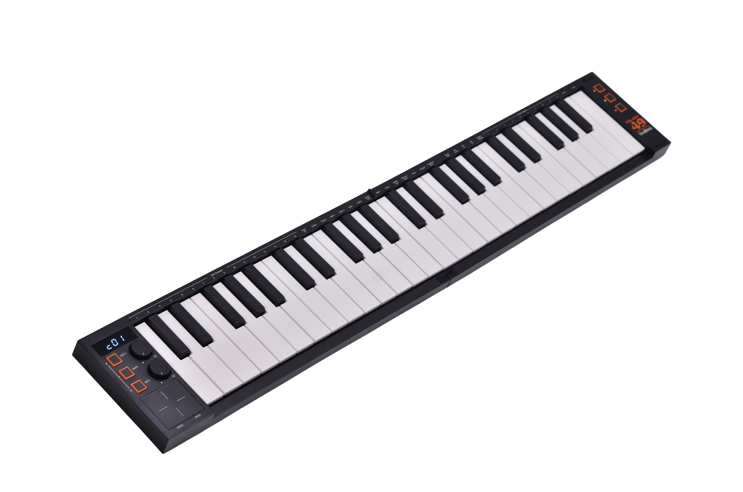 Amazon | FOL-KEY49 折りたたみ式 MIDIキーボード & コントローラー