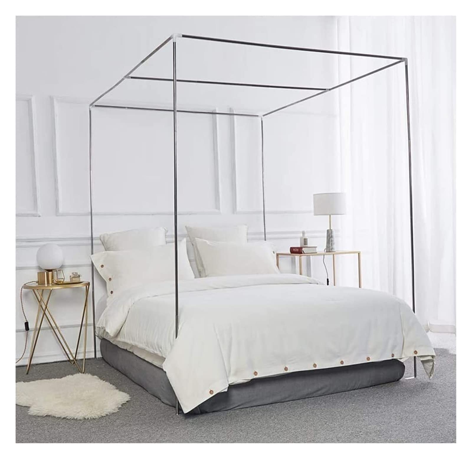 Dosel de cama para un dormitorio estilo hotel en habitaciones king