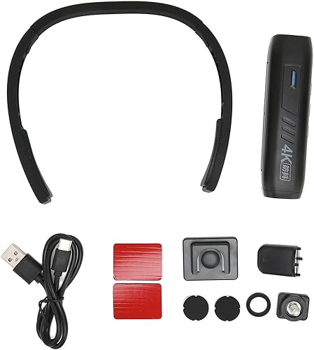 Miniatura 7 de Videocámara 4K, videocámara portátil FPV Vlog WiFi, manos apagadas, cabeza Full HD, cámara de video portátil para grabación