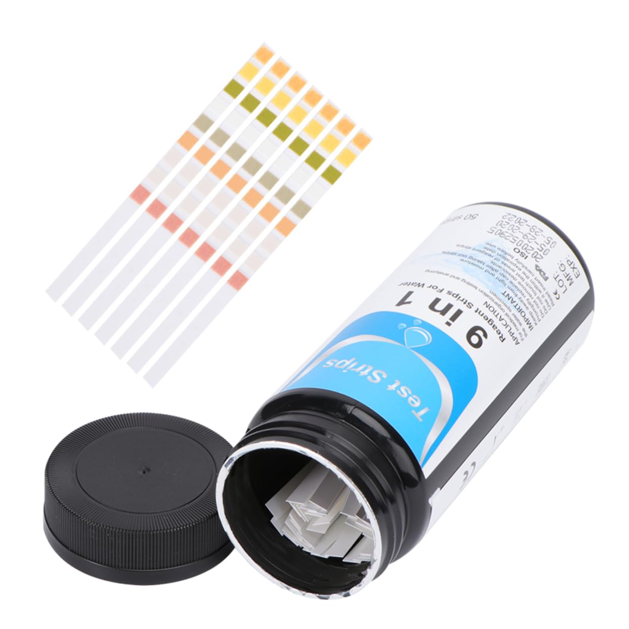 3 Sätze Wasserqualitätsteststreifen Pool-teststreifen Hochempfindliche Teststreifen Ph -tester Wassertestpapiere Prüfen Ph Test Papier Colorful 50 Stück * 3