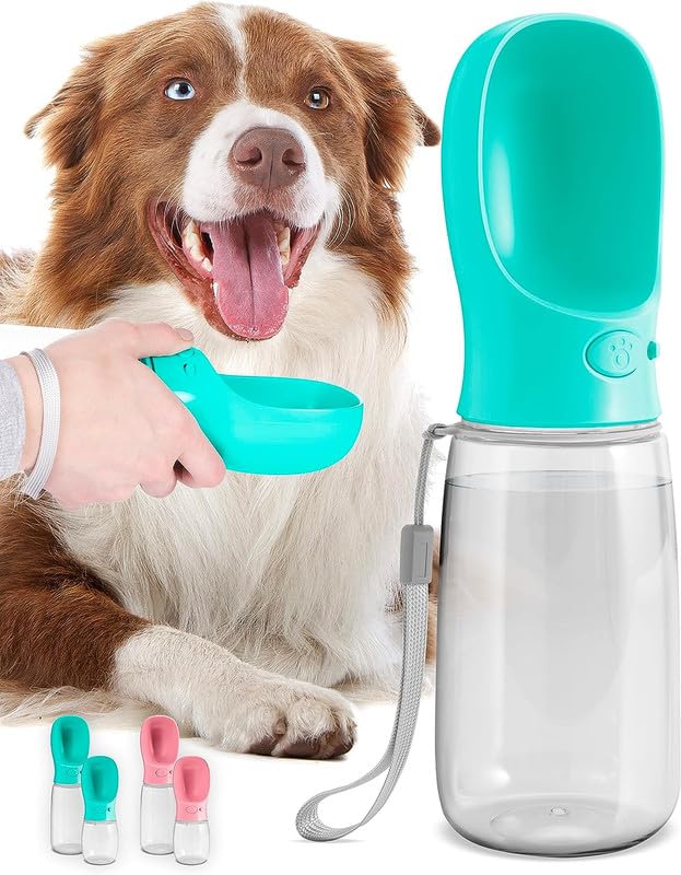 BohoBark Dog Water Bottle | Portable, Leak Proof | Dog Water Dispenser with Drinking Feeder Pink (B0CD7Y1M44) Amazon Price History, Amazon Price Tracker