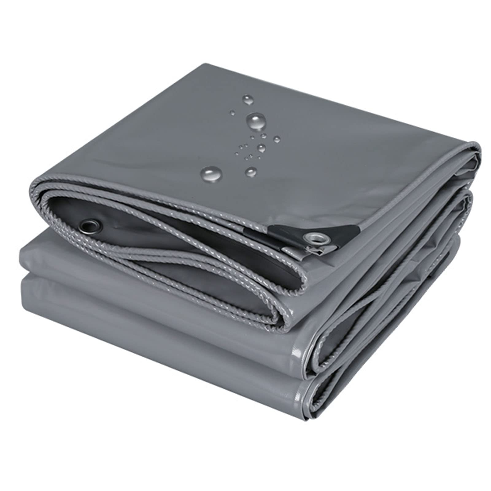 MGTCAR Heavy Duty Poly Tarp Gray Uv Resistant Weatherproof Multipurpose Waterproof Poly Tarp with Grommets and Reinforced Edges Gray for Outdoor Garden Carport(Size:2 * 5m,Color:Gray) : Tools & Home Improvement