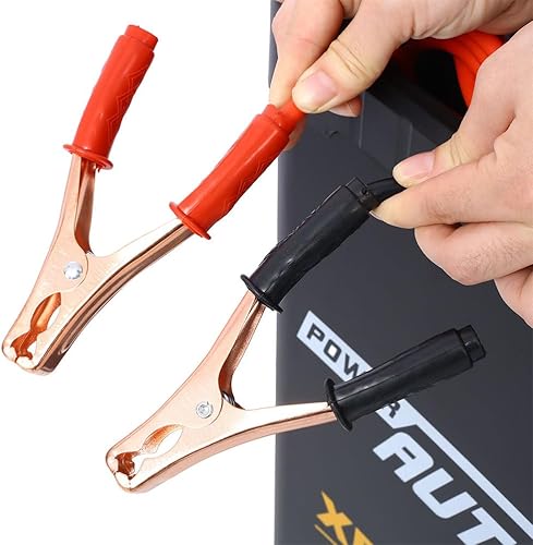 Miniatura 4 de Cargador de batería con ruedas de 12 V24 V y arrancador del motor, arrancador de 300 A con modos de impulso de 35 A, control manual, pantalla de