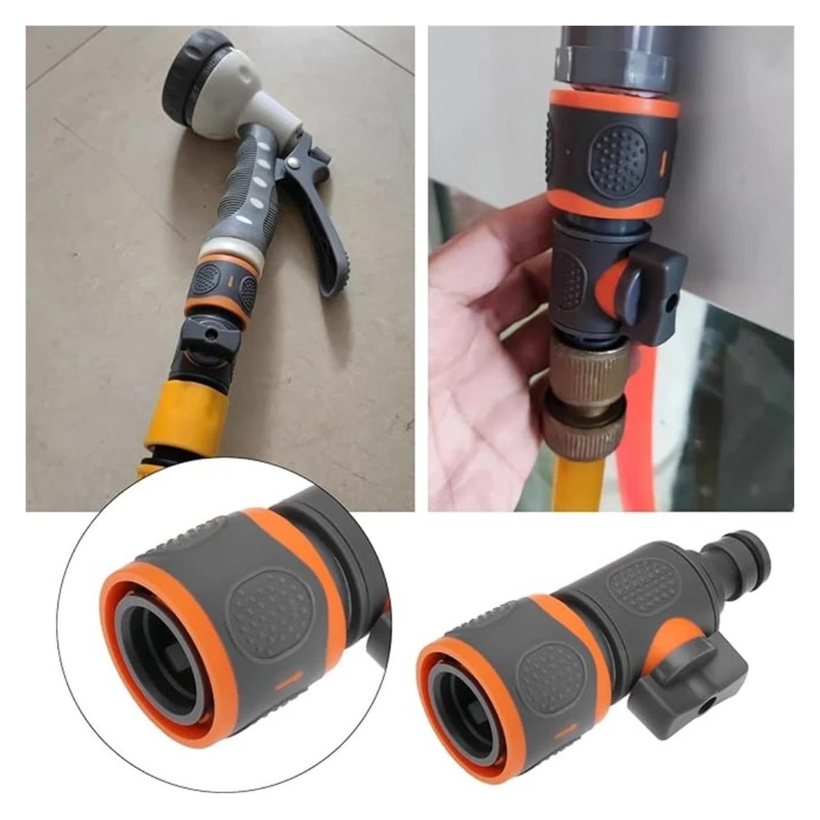 Conector rápido de manguera 1 a 9 piezas