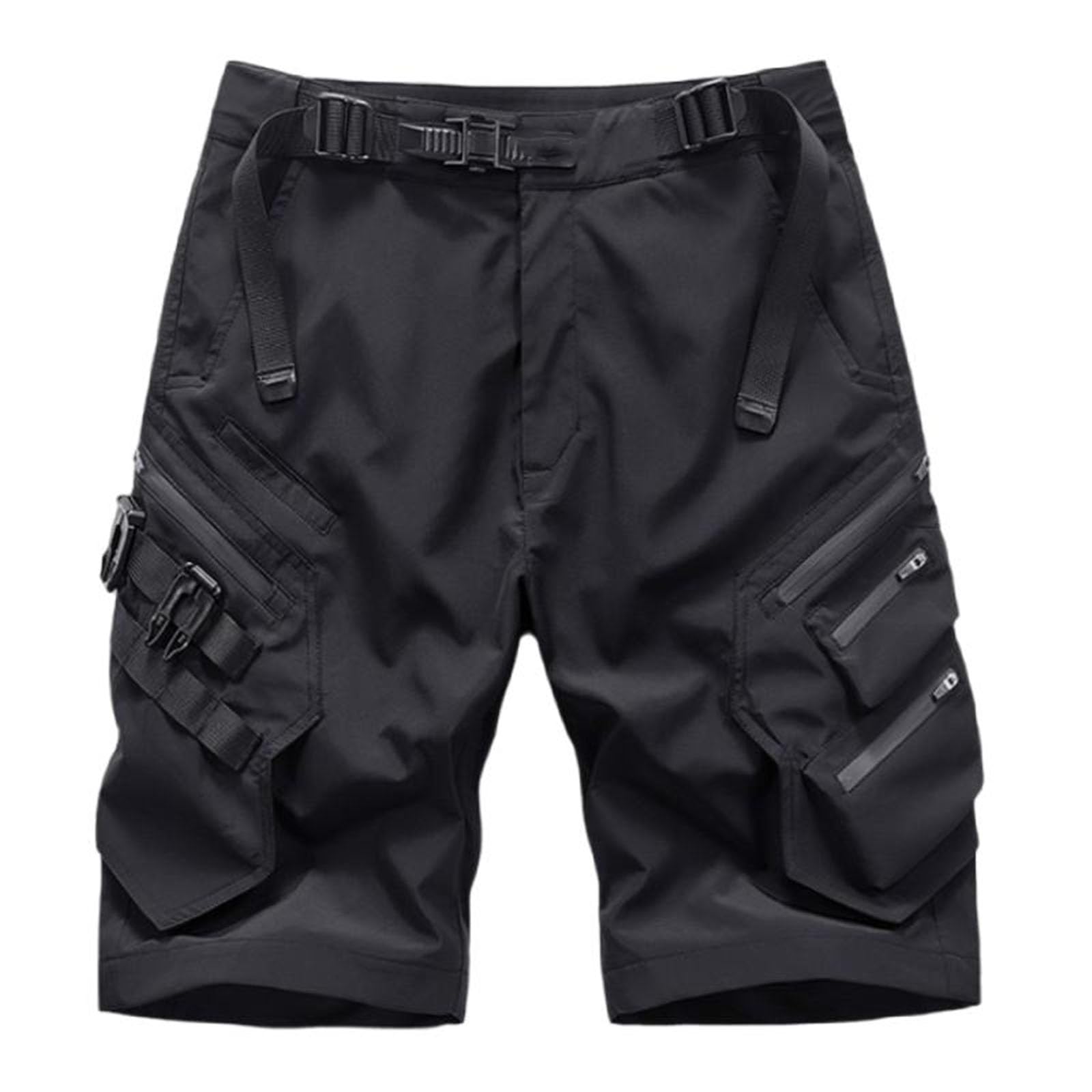 Mens Summer Cargo Shorts Multi-Pocket Loose Fit Athletic Shorts for Men