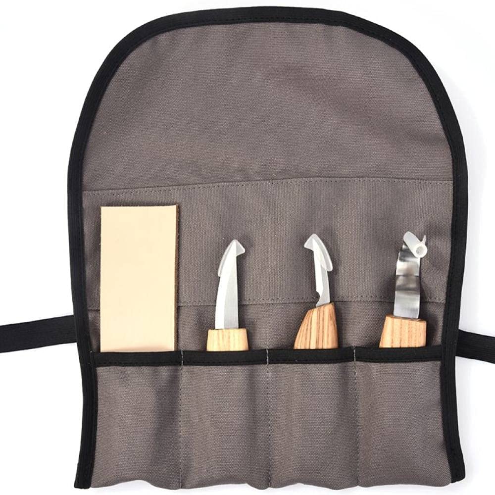 Set da 5 pezzi Utensili da intaglio per la lavorazione del legno Coltello Scalpelli per sgorbia in legno a spigoli vivi Cutter fai da te, come mostrato