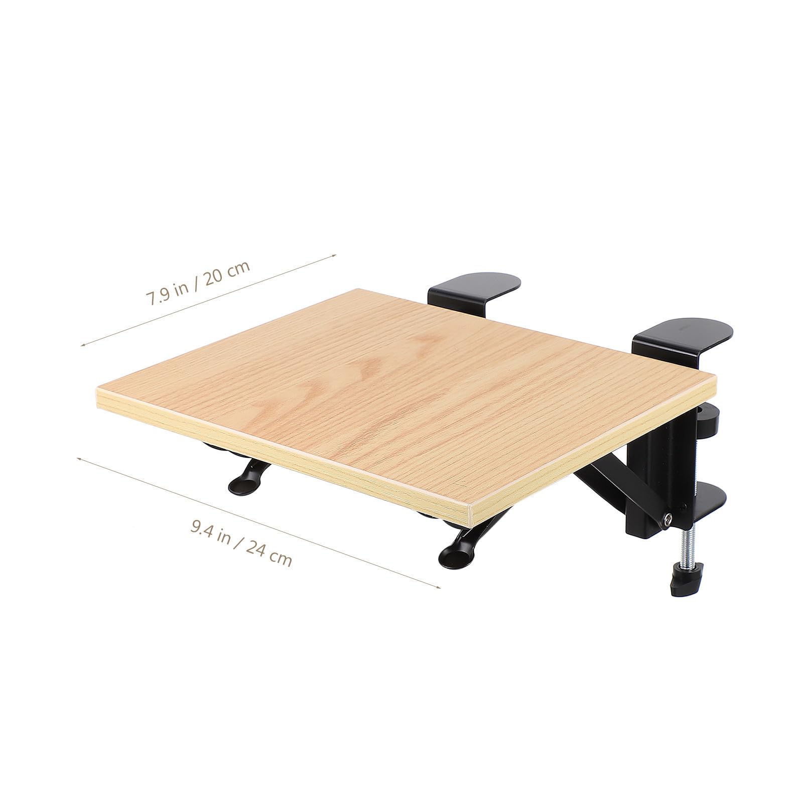 Supporto Braccio per Mouse Pieghevole da Scrivania in Legno ABS