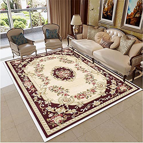 Tapis de chambre garçon rouge et vert 160X230 cm au motif national - 2