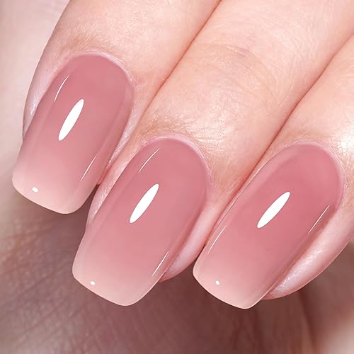 Vista 216 de AILLSA - Esmalte de uñas en gel pastel macaron, verde menta, colores brillantes de verano, algodón de azúcar, gel UV semipermanente, manicura