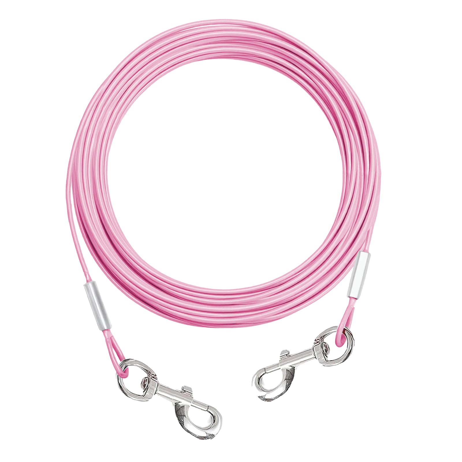 Mi Metty Tie-Out Leinen für Hunde,3/6/9/15m Kausichere Hundeleinen,Tie Out Cables Hofleine Für mittlere bis große Hunde