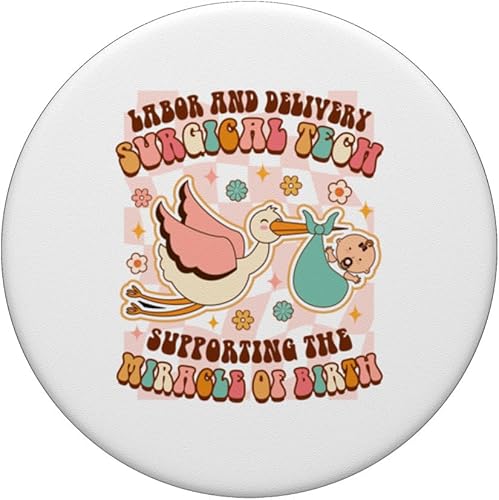 Miniatura 3 de Parto y parto Tecnología quirúrgica que apoya el milagro del nacimiento PopSockets intercambiables PopGrip