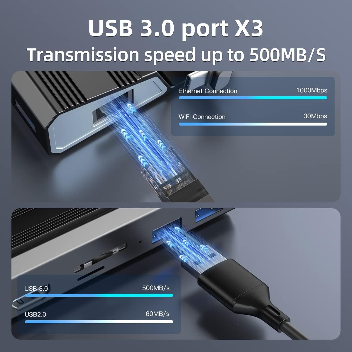 Amazon.co.jp: YCBUENO ドッキングステーション Steamデッキ用 6