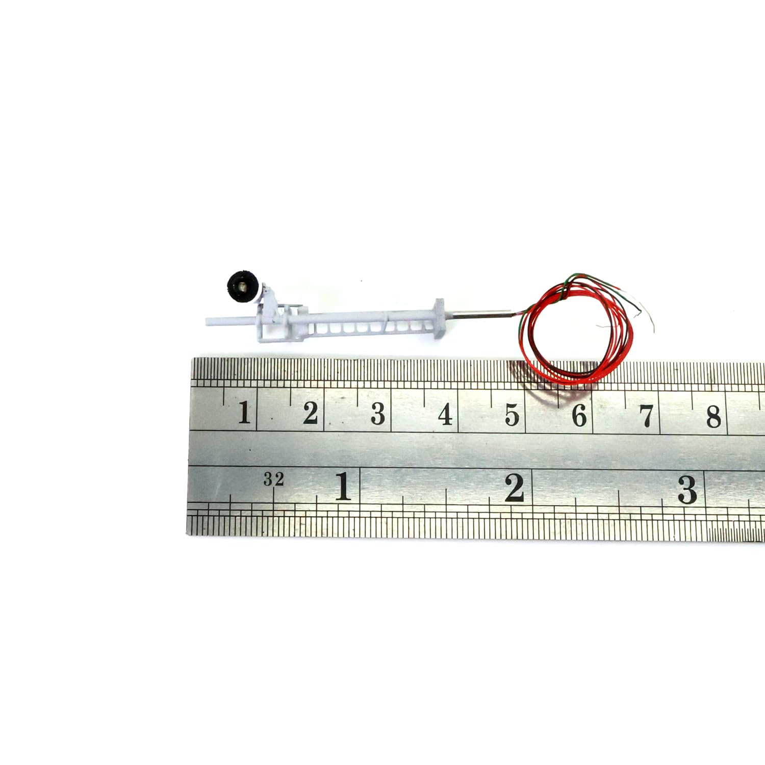 Segnale luminoso FS ad una vela segnale semaforico con micro led rosso, giallo, verde realizzato in diverse scale N, H0, 0 12V - FR32 (Scala N - 12V)