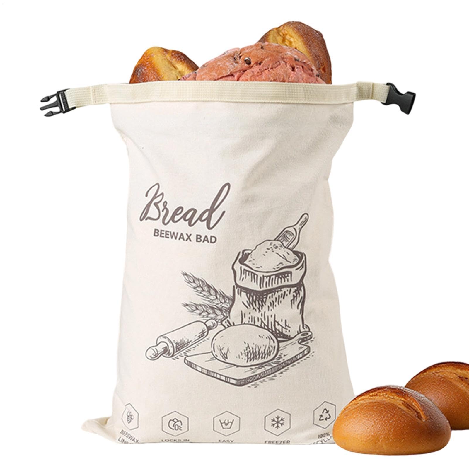 Bolsa de algodón encerado de alta densidad para panadería gourmet