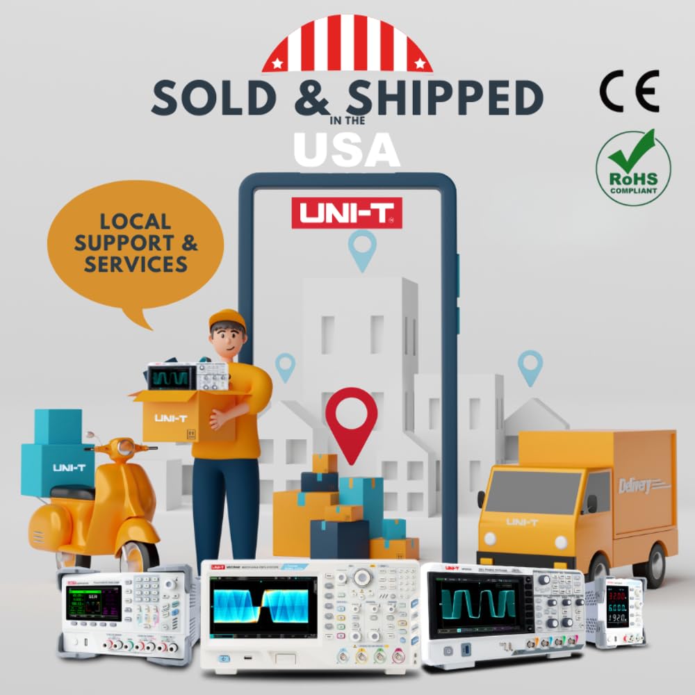 UNI-T UDP6942B Schaltnetzteil | 0–60 V, 0–15 A, 360 W, 1 Kanal, 0,1 mV/0,1 mA Auflösung, ≤0,03%+5 mV Spannungsgenauigkeit, ≤0,1%+15 mA Stromgenauigkeit, RS232/RS485/USB-Gerät/LAN-Schnittstelle