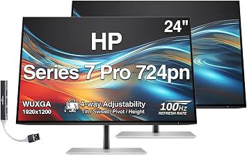 HP Series 7 Pro 724pn 24" WUXGA IPS Monitor