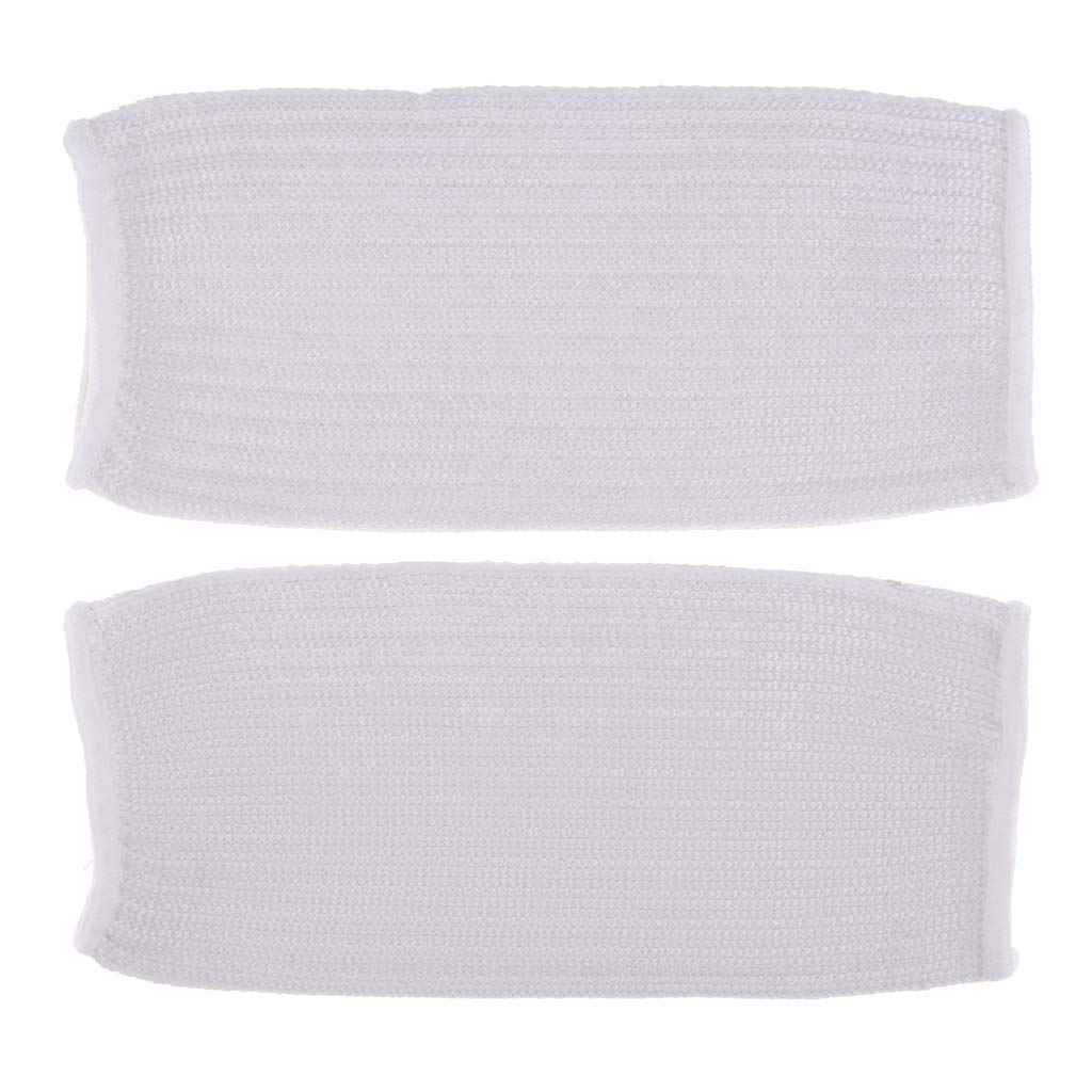 1 Pair White Arm Protective Sleeves Anti Abrasion Safety Armband 22cm/86in-image-10