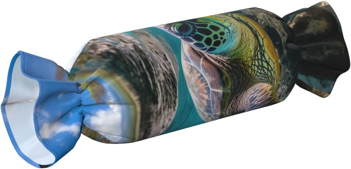 Lord Howe Island Sea Turtle Print Candy Cylindrical Comfortable Pillow Throw Pillows Home Decor Easy Maintenance
