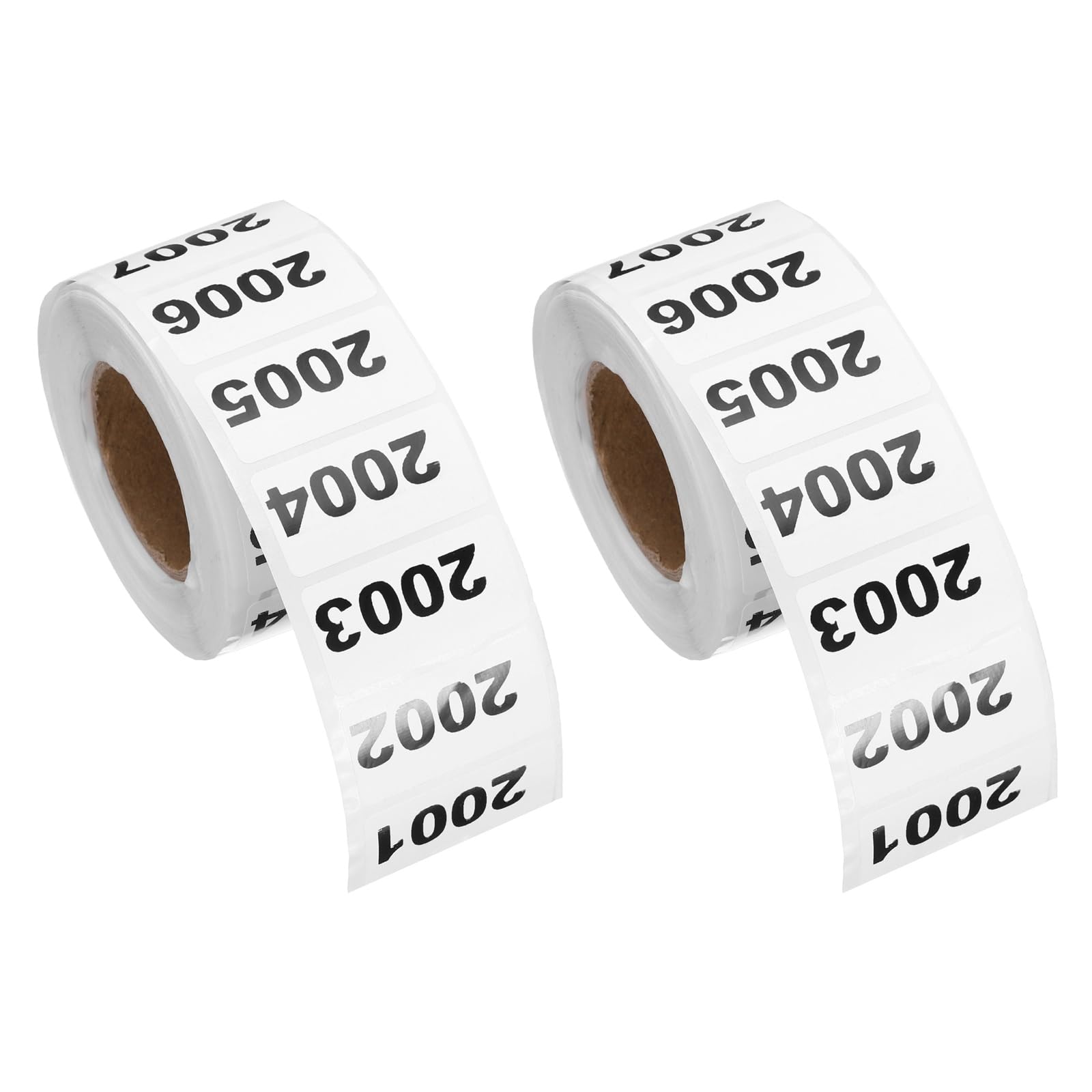 PATIKIL 2cm x 4cm Inventory Number Sticker, 2 Roll 2001 to 3000 Consecutive Number Labels Self-Adhesive Labels Tag 1000 Stickers for Office Warehouse Numbering Classification, Black