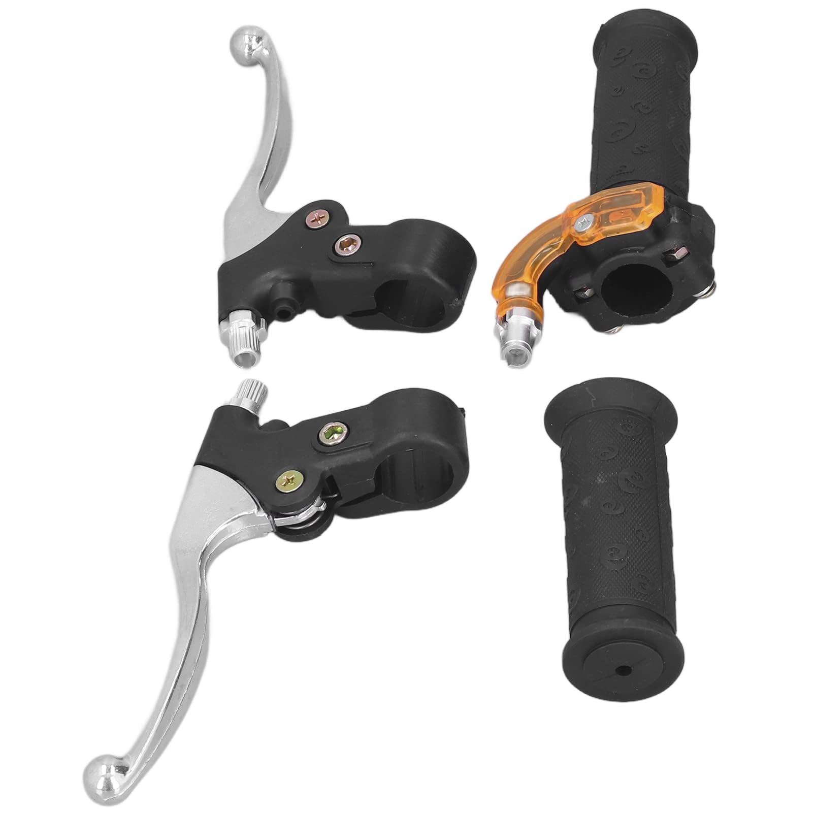 HERCHR Leve Freno Kit Maniglie Acceleratore, 22mm Antiscivolo Sinistra Destra Manopole Acceleratore Leve Freno Set Per Motociclette 47cc 49cc 2 Tempi Dirt Bike ATV
