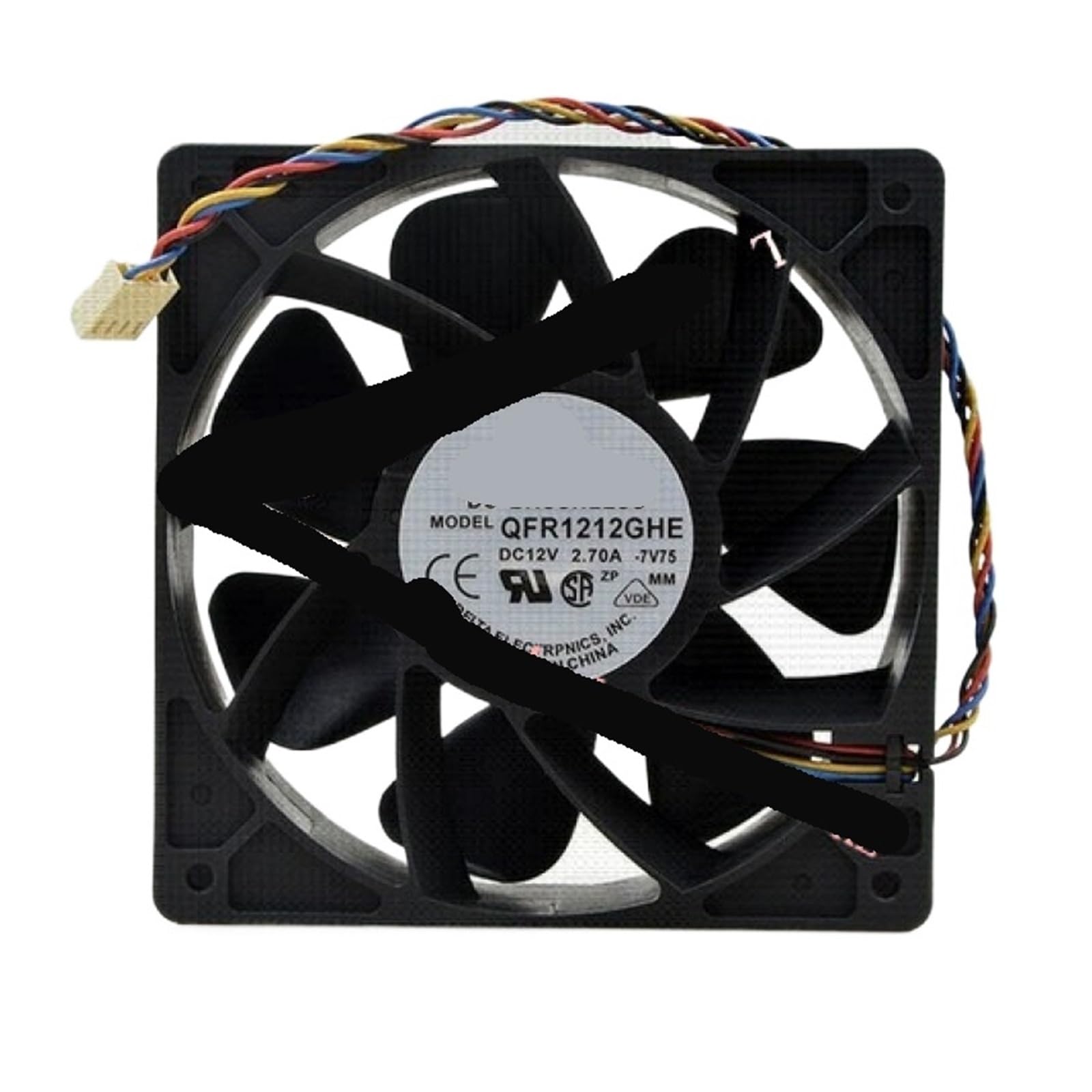 LWJYIPETZQ QFR1212GHE DC 12V 2.70A 12038 6000RPM MODEL cooling fan