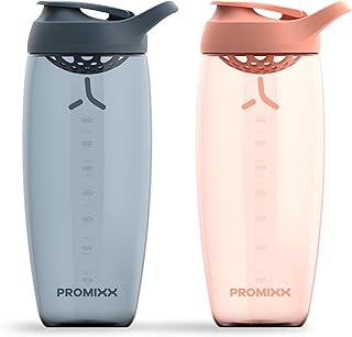 Promixx Pursuit Protein Shaker Bottle (32 oz) – Silent No-Ball Mixer, Leak-Proof Lid, BPA/BPS & Phthalate-Free ECOZEN – Ea... Price In India